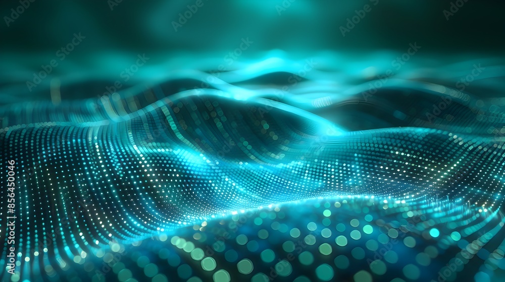 Futuristic Tech-Inspired Grid Background in Electric Blue and Green Shades Futuristic Tech-Inspired Grid Background in Electric Blue and Green Shades