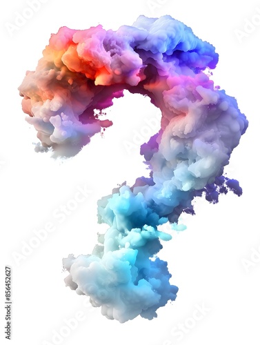 Enchanting Colorful Clouds Depicting the Number 7 in Magical Dawn Sky © CatNap Studio