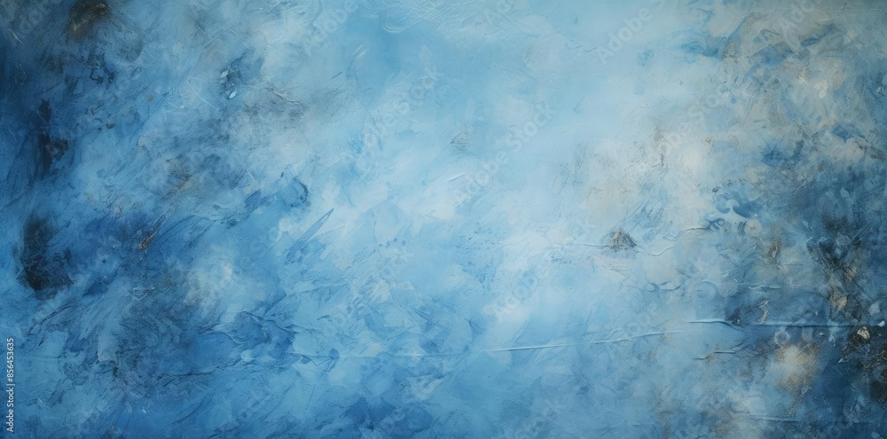 background blue wallpaper with a textured surface featuring a vase, a clock, and a pair of glasses background blue wallpaper with a textured surface featuring a vase, a clock, and a pair of glasses