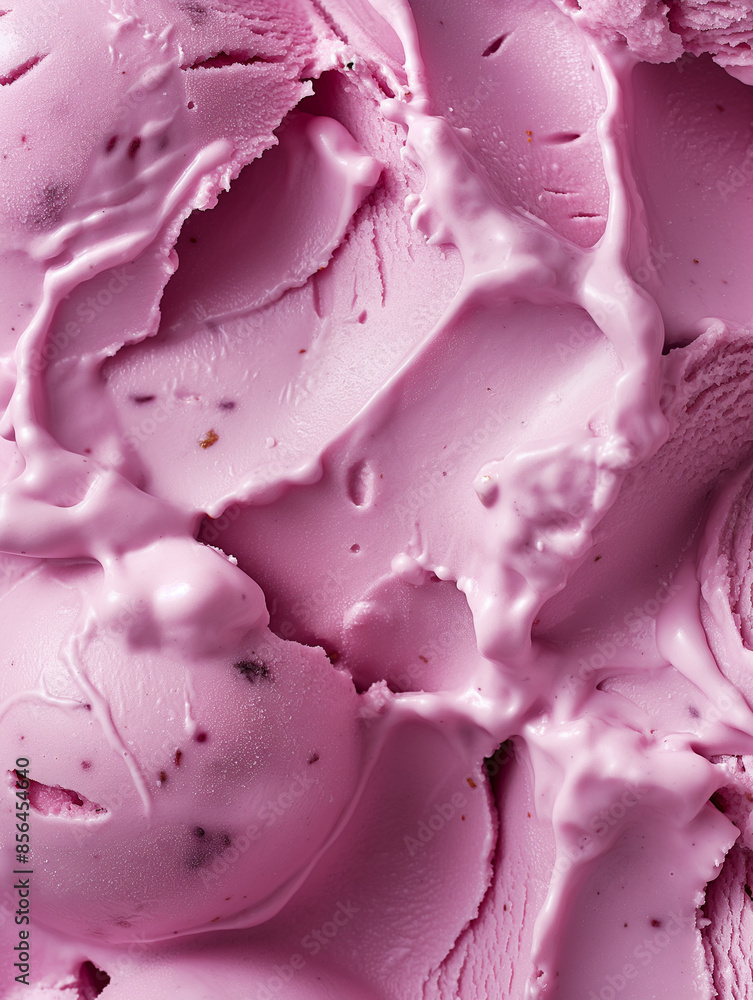 Lush raspberry gelato, a closeup image of lush raspberry gelato, its rich pink color and icy texture standing out against a white backdrop Lush raspberry gelato, a closeup image of lush raspberry gelato, its rich pink color and icy texture standing out against a white backdrop