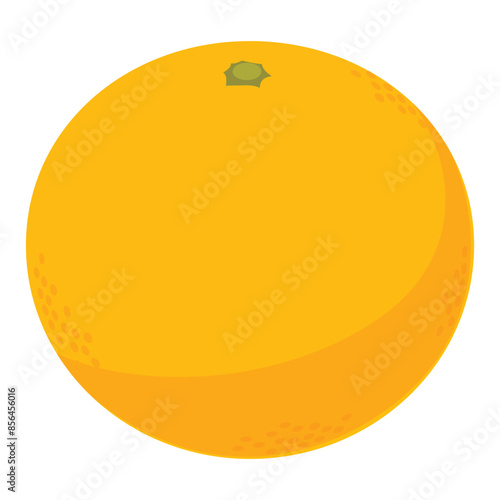 オレンジのイラスト カラー 線なし