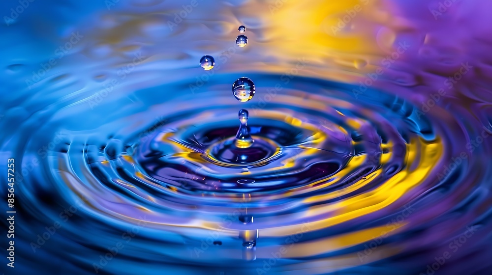 Beautiful pattern of circles of drops on a background of water Cosmetic moisturizing essence Abstract natural backdrop : Generative AI Beautiful pattern of circles of drops on a background of water Cosmetic moisturizing essence Abstract natural backdrop : Generative AI