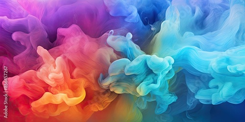 colorful backgrounds in shades of pink, blue, and yellow arranged in a row from left to right