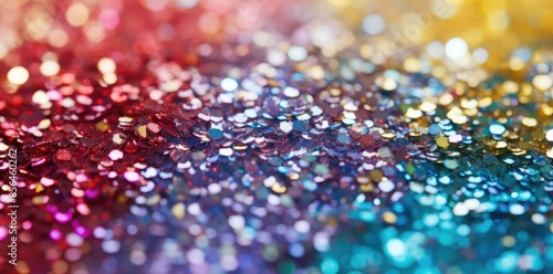 glitter backgrounds with a lot of sparkles a colorful array of sparkles arranged in a row from left to right, including red, green, blue, yellow, and white