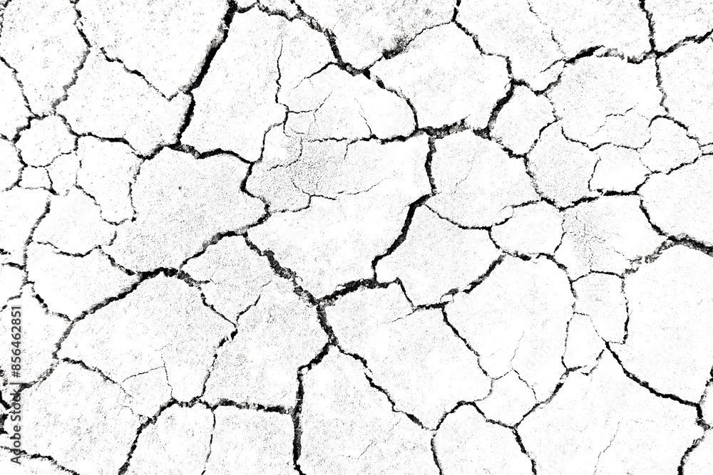Texture soil dry crack background pattern of drought lack of water of nature white black old broken. Texture soil dry crack background pattern of drought lack of water of nature white black old broken.