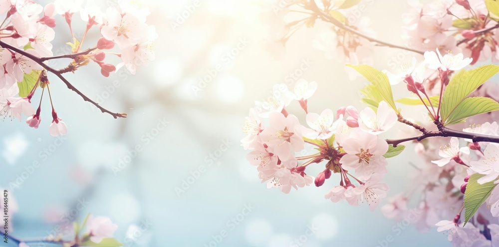 spring backgrounds with pink and white flowers and green leaves spring backgrounds with pink and white flowers and green leaves