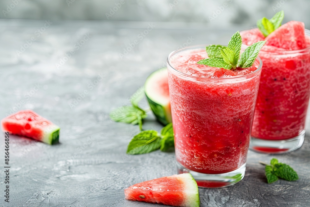 Refreshing Watermelon Smoothie with Mint Refreshing Watermelon Smoothie with Mint