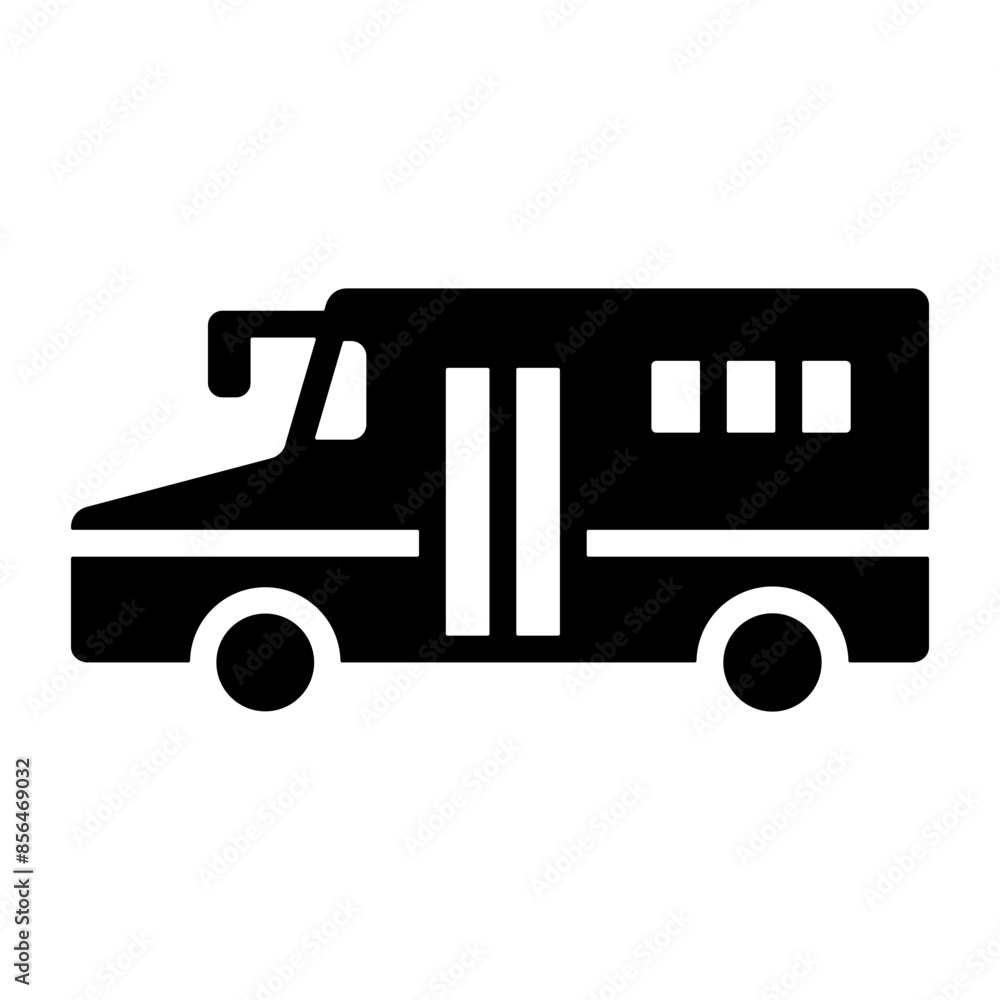 School Bus Icon School Bus Icon