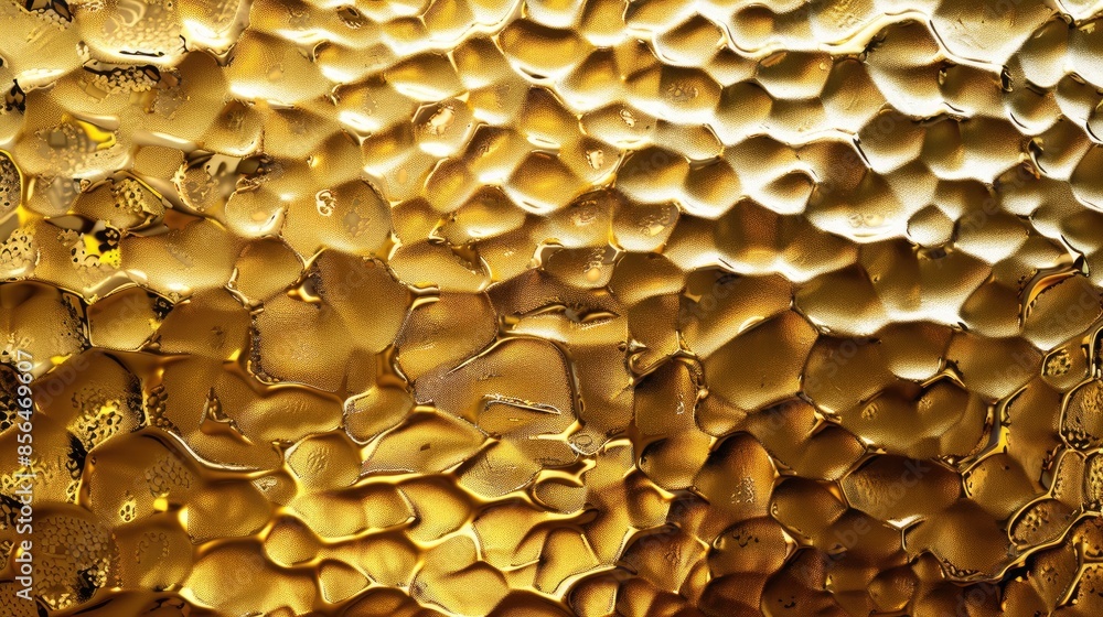 Design with a textured gold metal surface Design with a textured gold metal surface