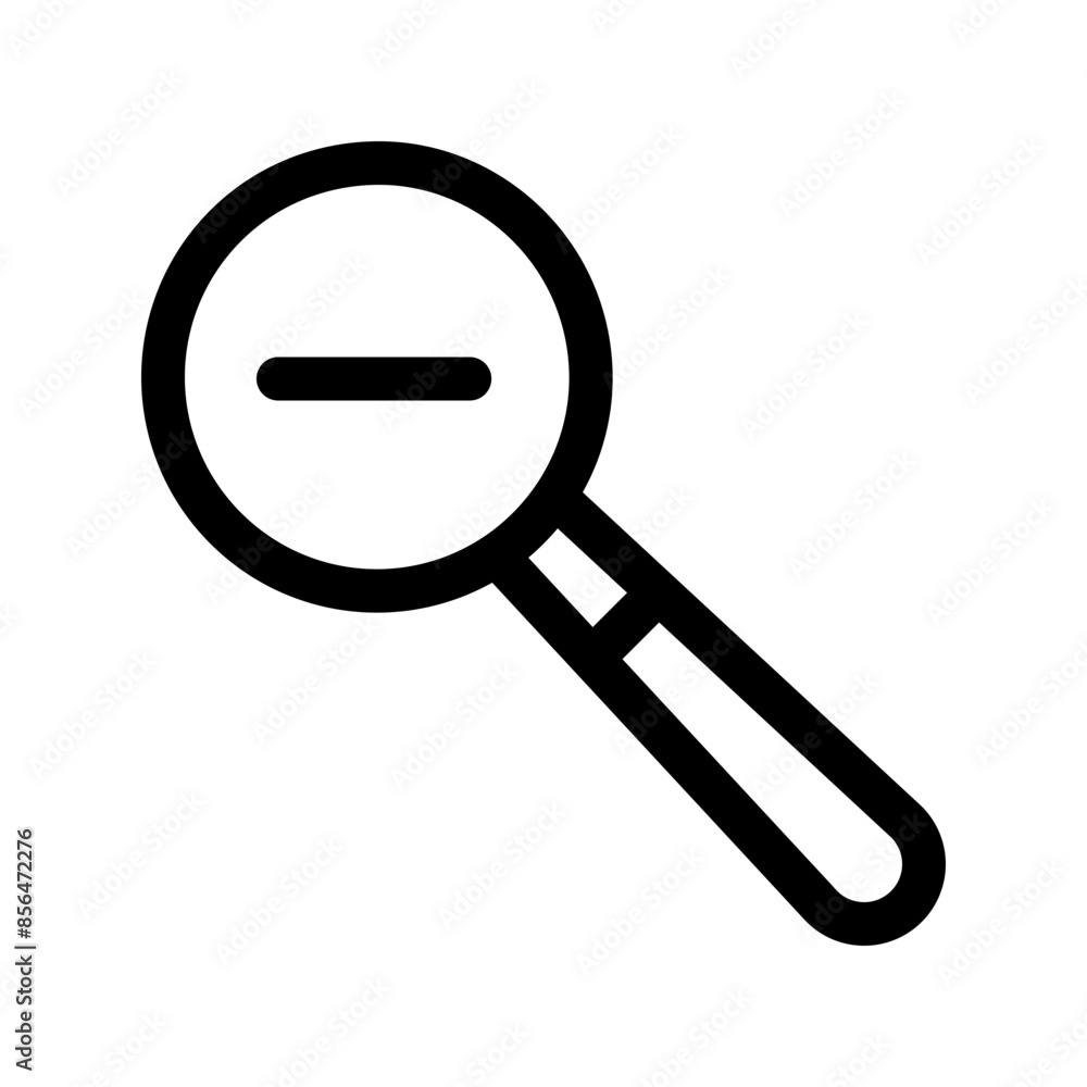 Magnifying icon template