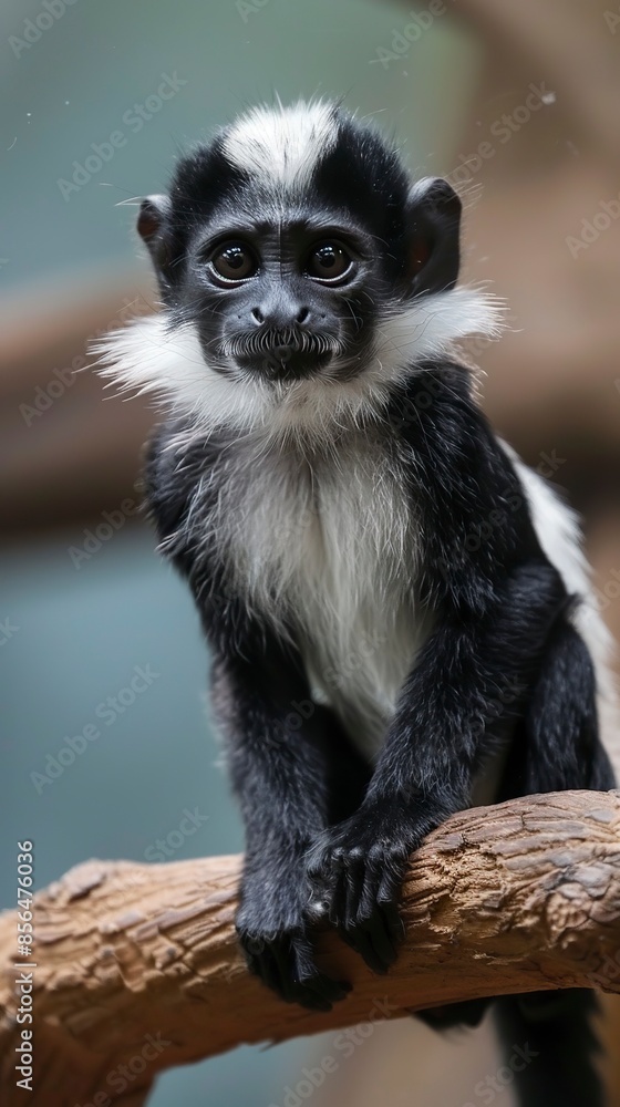 Small Black and White Monkey Small Black and White Monkey