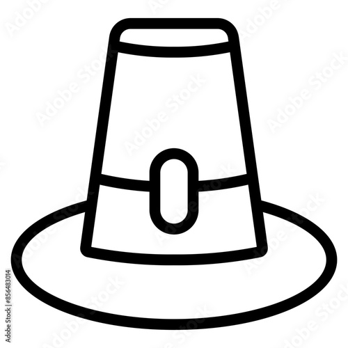 Magic hat icon symbol