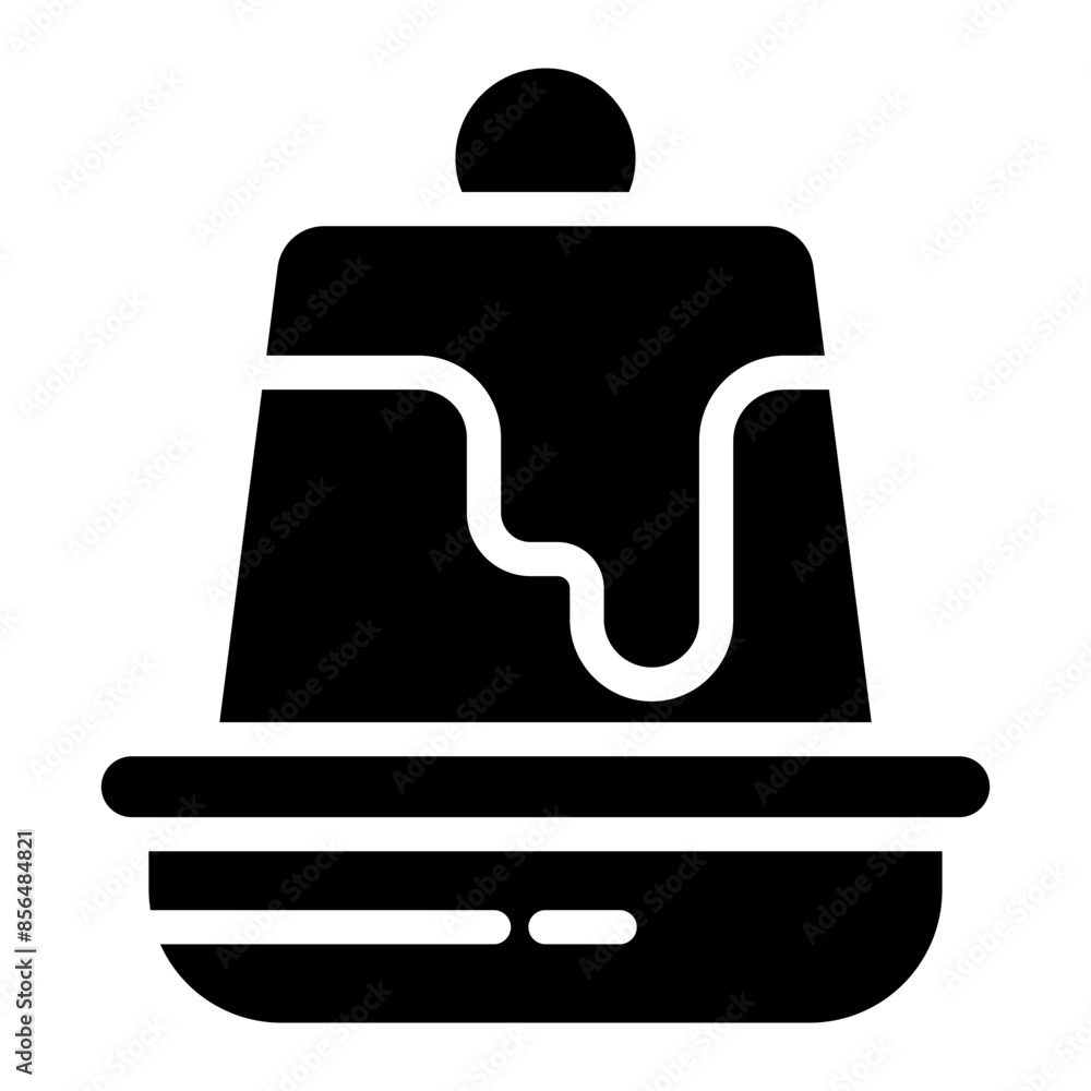 pudding icon symbol