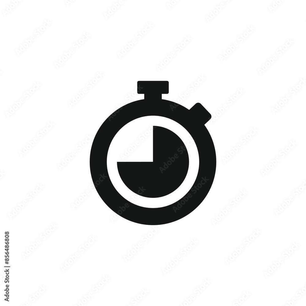 Stop watch icon vector. EPS 10 editable vector Stop watch icon vector. EPS 10 editable vector