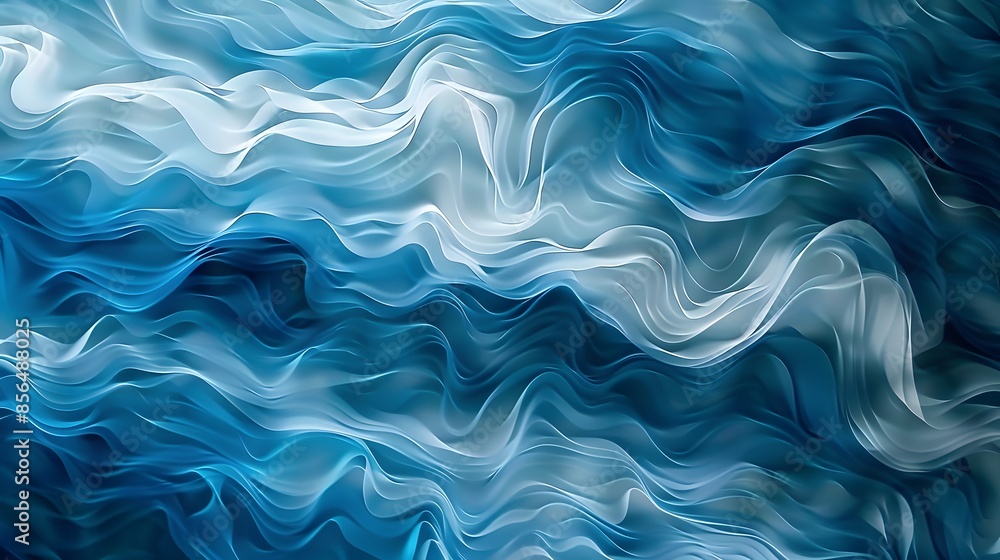 Clear Blue Waves in Dark and Light Shades Clear Blue Waves in Dark and Light Shades