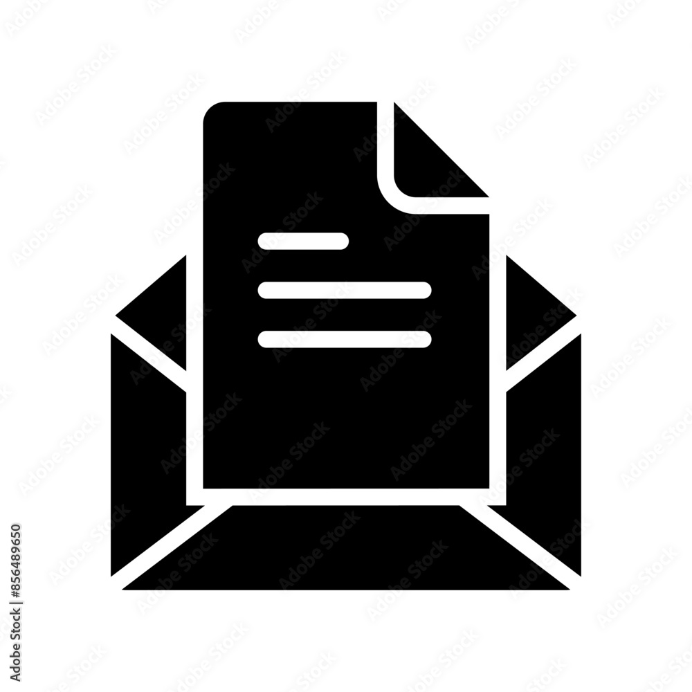 message document icon vector design illustration template message document icon vector design illustration template
