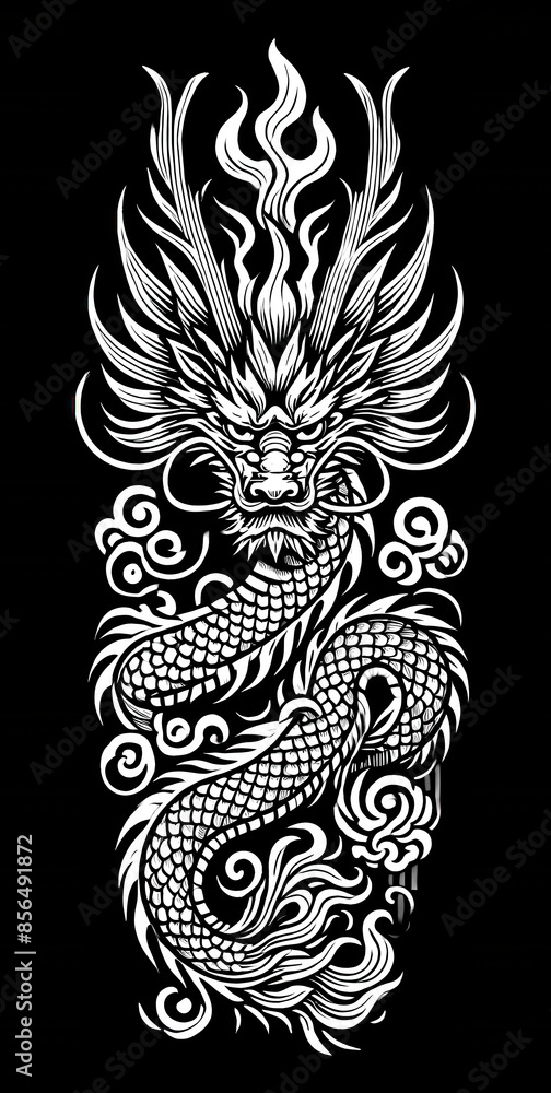 TRIBAL TATOO トライバル タトゥ 刺青 蝶 和柄 龍 Dragon TRIBAL TATOO トライバル タトゥ 刺青 蝶 和柄 龍 Dragon