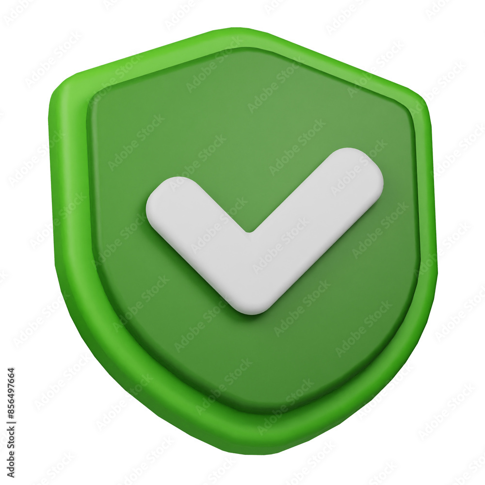 protection shield 3d icon isolated on the transparent background protection shield 3d icon isolated on the transparent background