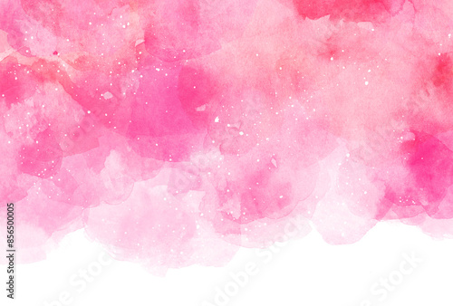 背景素材_水彩テクスチャ_ピンク