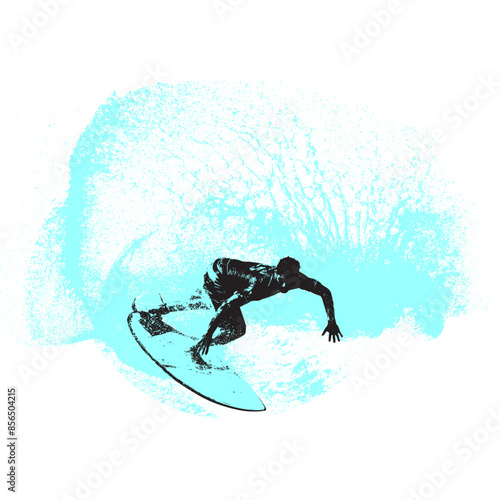 surfista, tabla de surf, vector, surf, ola, surfer, grafico, mar,  deporte