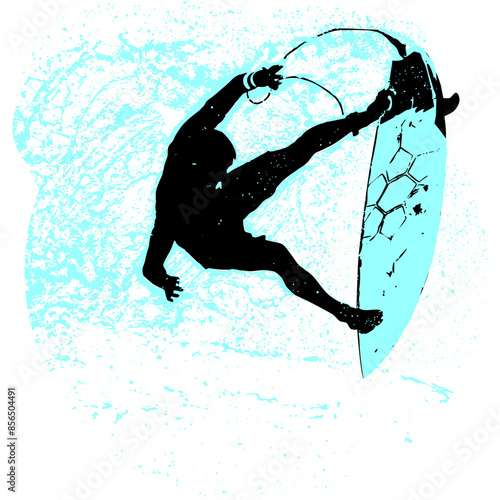 surfista, tabla de surf, vector, surf, ola, surfer, grafico, mar,  deporte