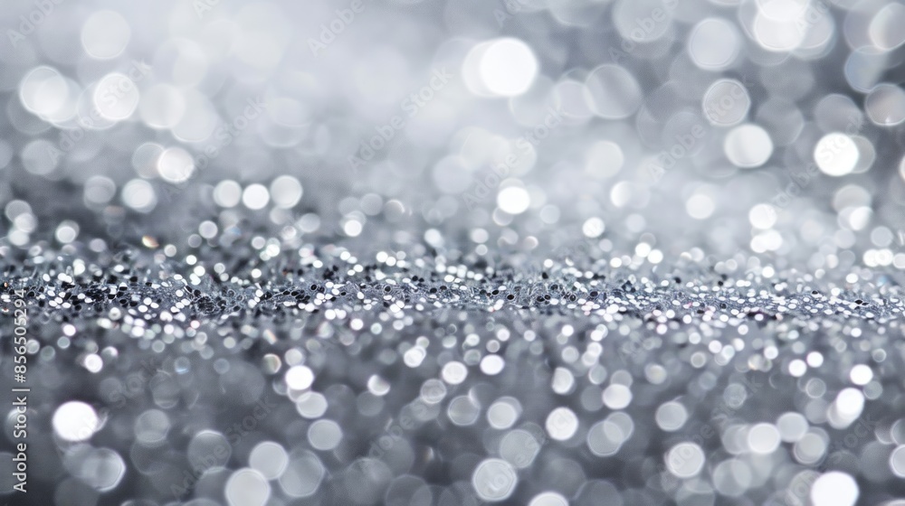 Explore the World of Shimmering Elegance. A silver glitter texture capturing the sparkling essence Explore the World of Shimmering Elegance. A silver glitter texture capturing the sparkling essence