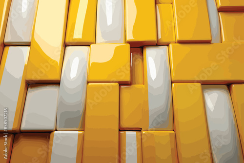 3d block cubes vector and illustration 