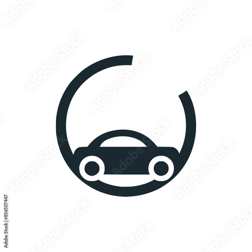 car life cycle automotive logo vector illustration template design