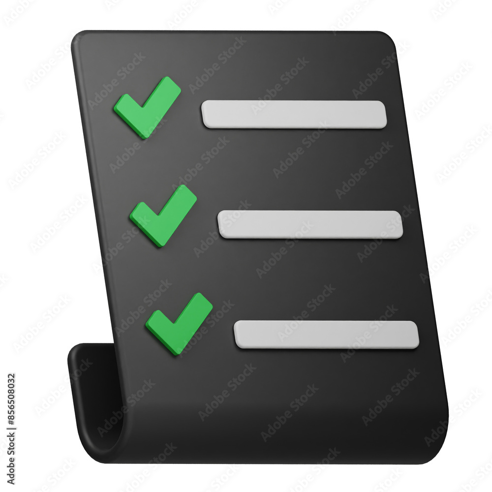 to do list 3d icon isolated on the transparent background to do list 3d icon isolated on the transparent background