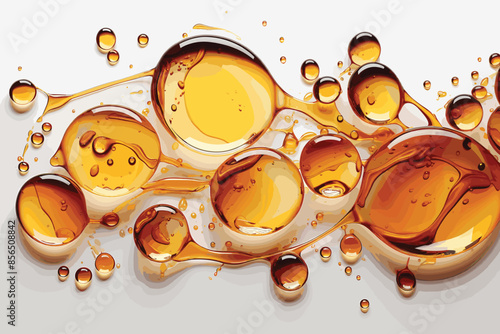 Fragrances products bottles vector and illustration 