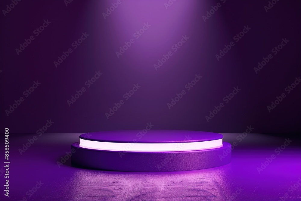 podium purple background with light for product presentation displays podium purple background with light for product presentation displays