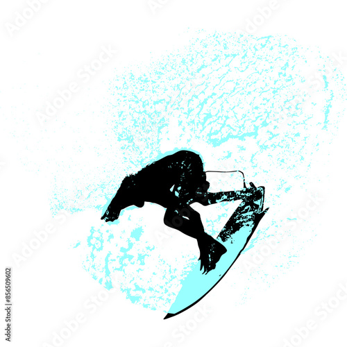 surfista, tabla de surf, vector, surf, ola, surfer, grafico, mar,  deporte