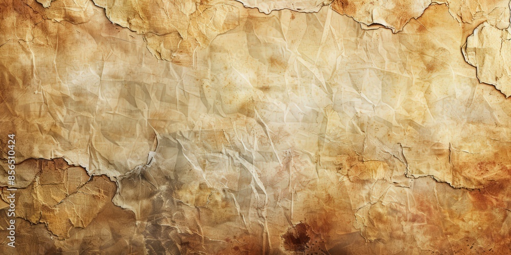 Fototapeta premium Vintage Crumpled Paper Background