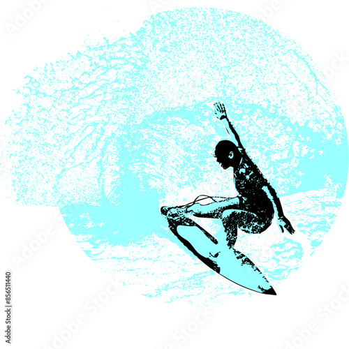 surfista, tabla de surf, vector, surf, ola, surfer, grafico, mar,  deporte