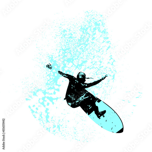 surfista, tabla de surf, vector, surf, ola, surfer, grafico, mar,  deporte