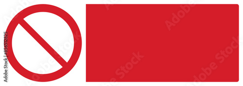 iso prohibition safety signs v2 general your custom message here landscape size 1/2 a4,a3,a2,a1