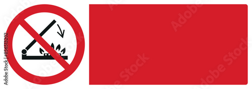 iso prohibition safety signs v2 do not shut lid when burners are operating your custom message here landscape size 1/2 a4,a3,a2,a1