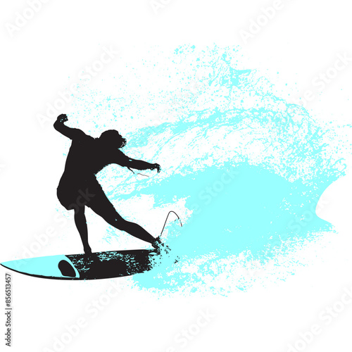 surfista, tabla de surf, vector, surf, ola, surfer, grafico, mar,  deporte