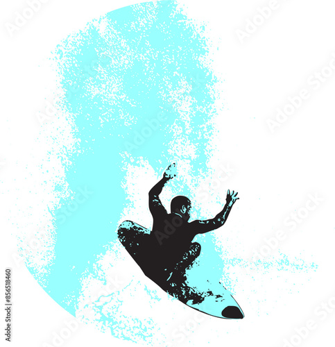 surfista, tabla de surf, vector, surf, ola, surfer, grafico, mar,  deporte