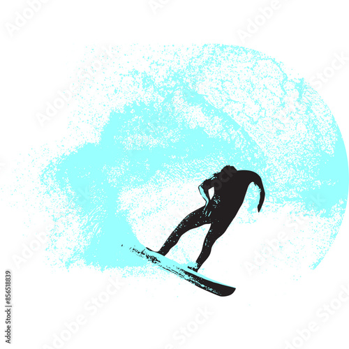 surfista, tabla de surf, vector, surf, ola, surfer, grafico, mar,  deporte