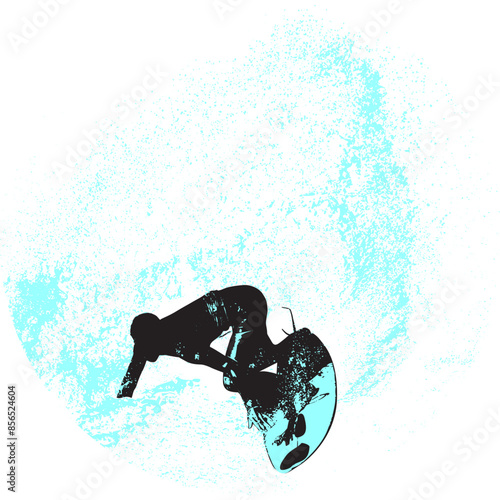 surfista, tabla de surf, vector, surf, ola, surfer, grafico, mar,  deporte