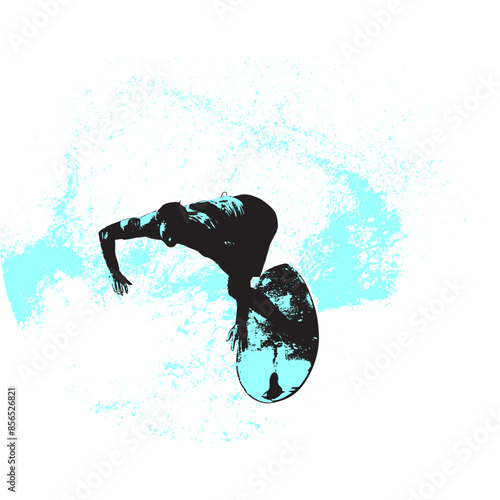 surfista, tabla de surf, vector, surf, ola, surfer, grafico, mar,  deporte