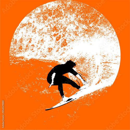 surfista, tabla de surf, vector, surf, ola, surfer, grafico, mar,  deporte
