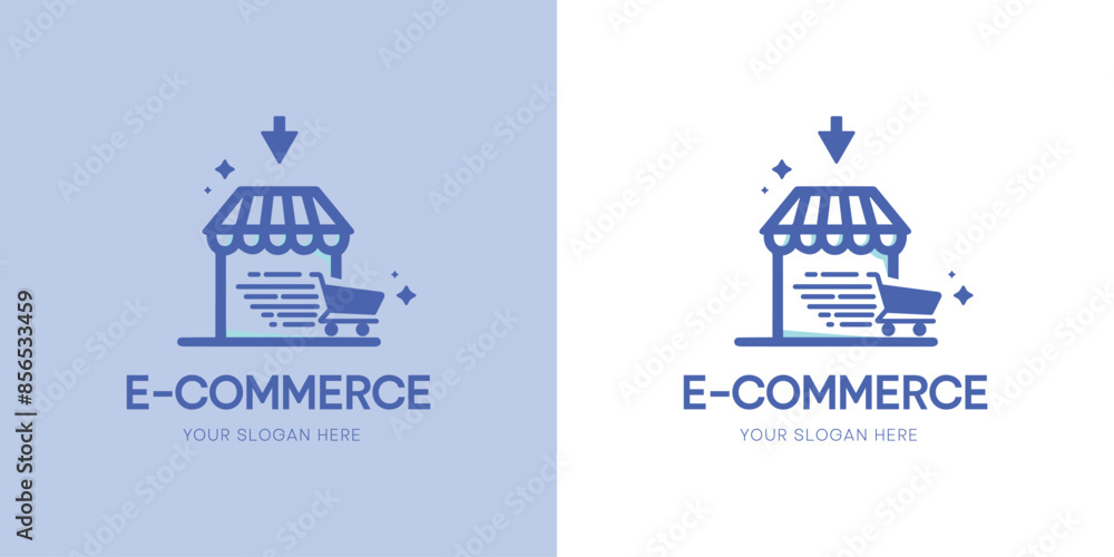 Online Shop Logo designs Template, set of Vector illustration, Online Shop Logo designs Template, set of Vector illustration,