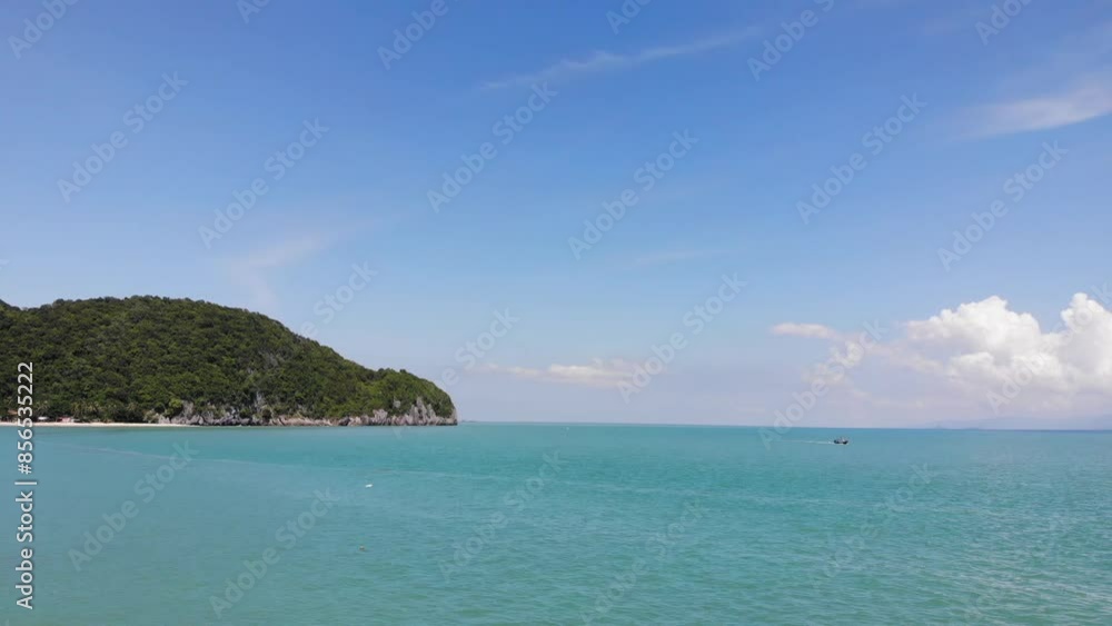 Idyllic scene ,calm sea with the turquoise waters ,Thailand Idyllic scene ,calm sea with the turquoise waters ,Thailand
