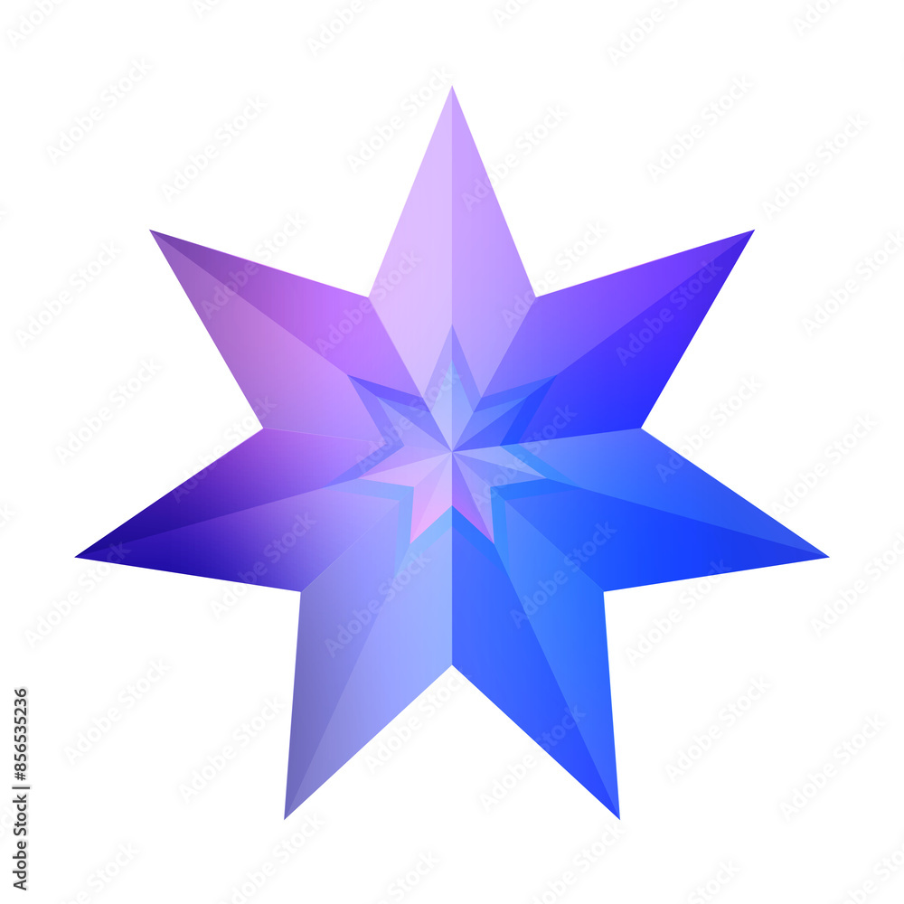 Star shiny retro 90s sticker