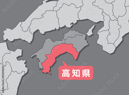 高知　高知県　地図