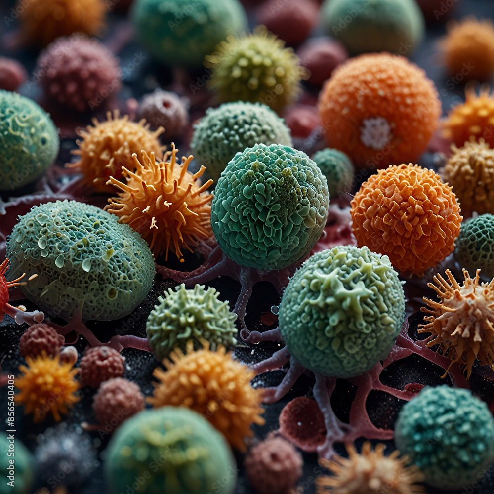 Obraz premium red and blue