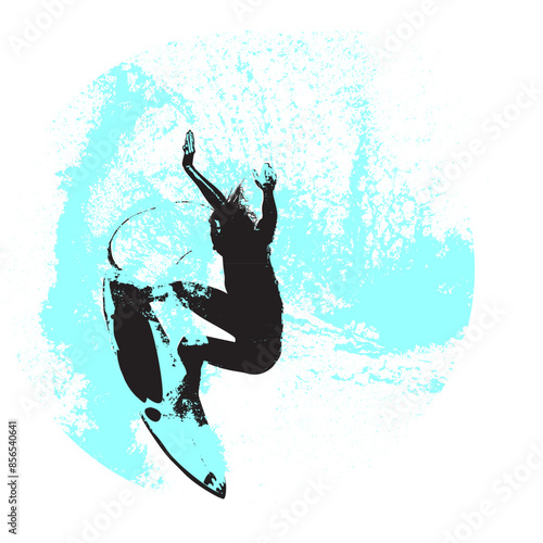 surfista, tabla de surf, vector, surf, ola, surfer, grafico, mar,  deporte