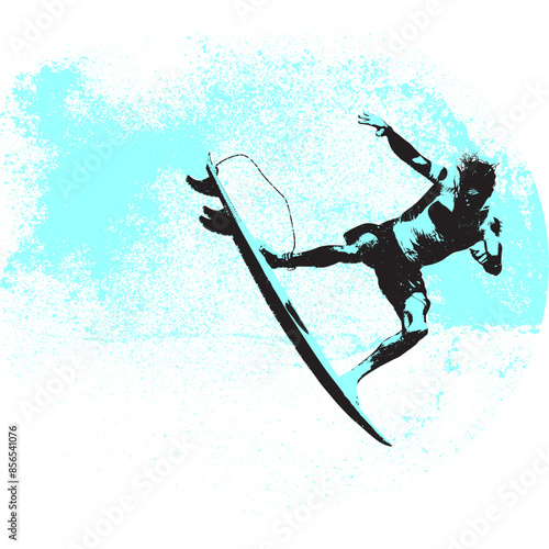 surfista, tabla de surf, vector, surf, ola, surfer, grafico, mar,  deporte